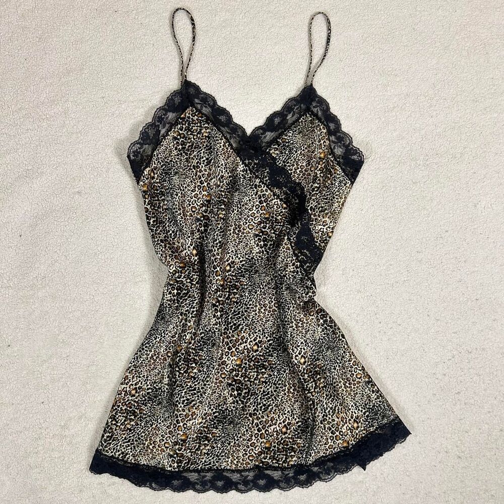 California Dynasty Leopard Lace Slip